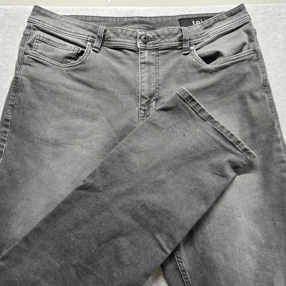 TPJ Creators of the Perfect Jean Thick Thicc Grey Denim Jeans 36x36